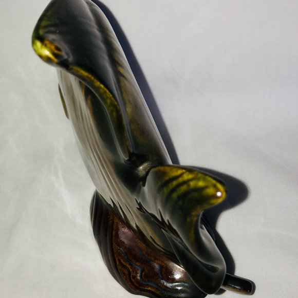 Vintage Canadian Art Pottery Tropical Angel Fish ElWill Canada 1950s - Picture 4 of 5